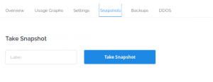 vultr tạo snapshot