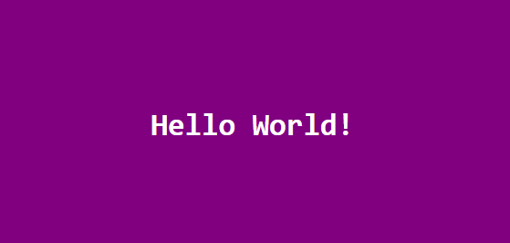 styled-component - Hello World