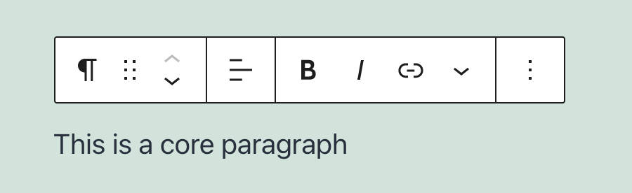 Block Toolbar