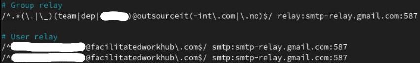Điều hướng Mail về server mail nội bộ trên Google Workspace