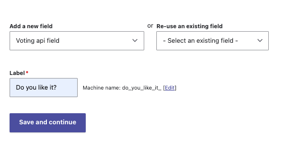 Tạo field Voting Trong Commerce Drupal