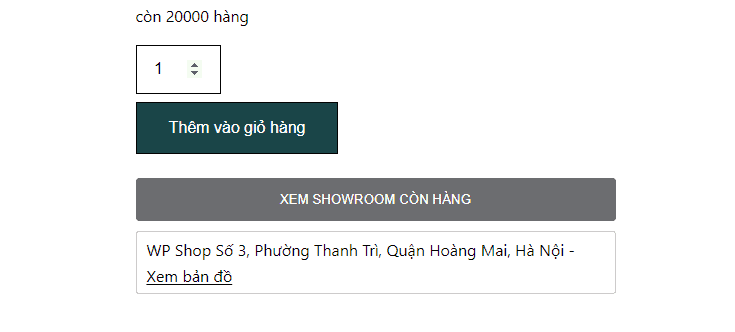 Kết quả hiển thị