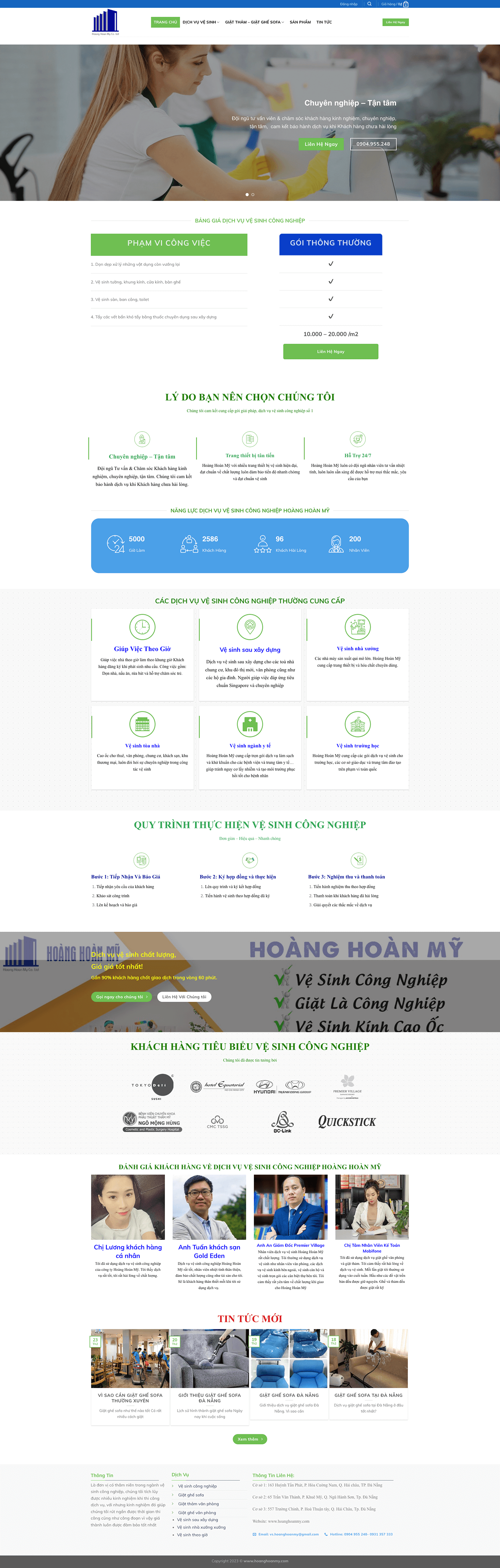 Vệ Sinh Công Nghiệp Hoàng Mỹ