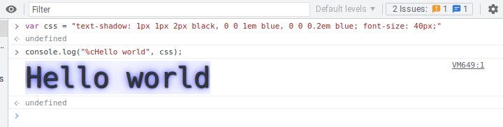 Thêm Style vào trong JavaScript Console Output