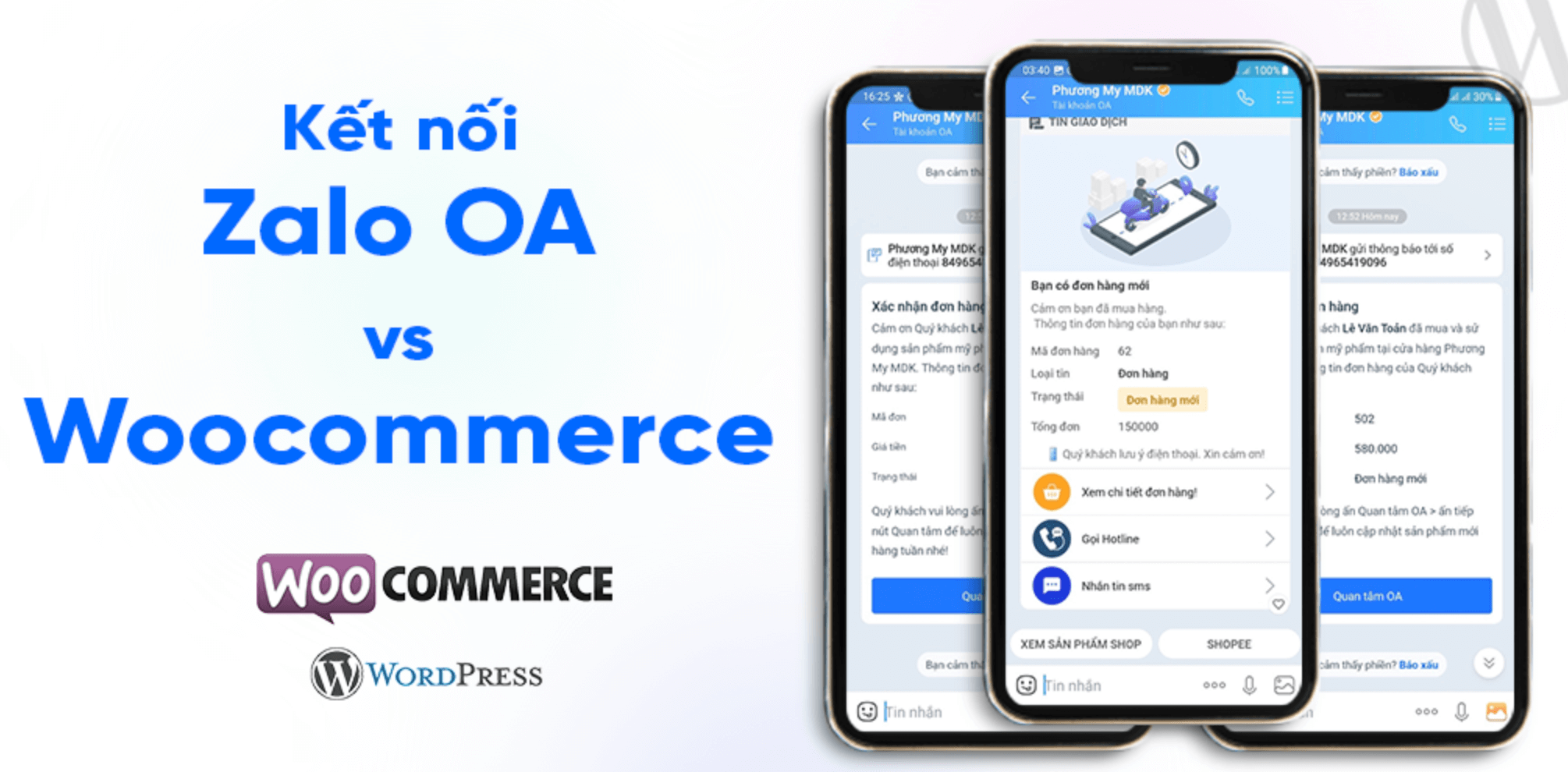 Plugin WP - Plugin Kết nối Zalo OA với Woocommerce