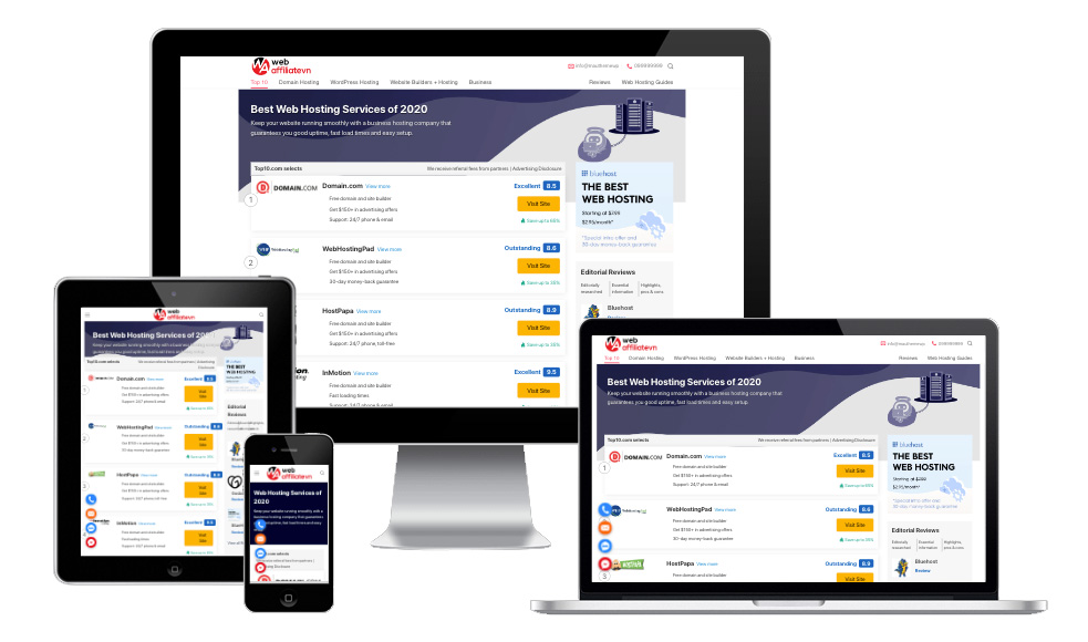 Theme Flatsome - Web Affiliate Hosting