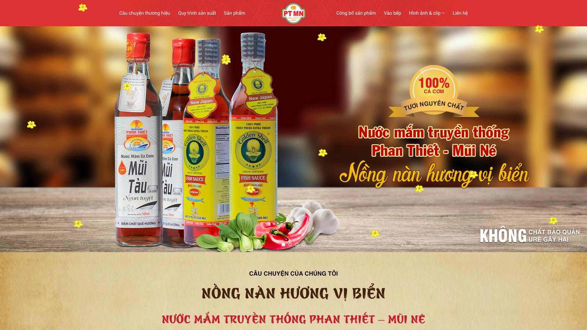 Theme bán nước mắm PT-MN