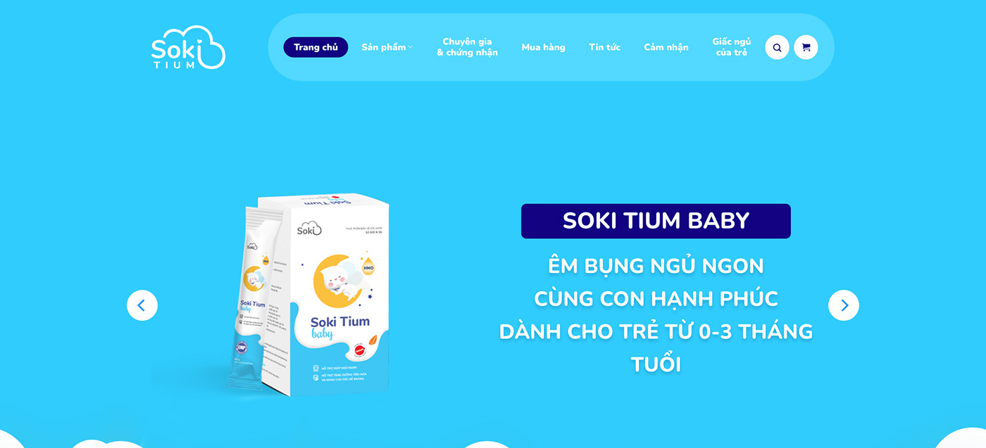 Theme bán sữa Soki Tium