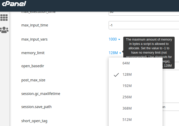 Cấu Hình Cpanel cho All In One Migration