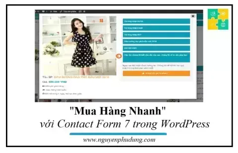  Tạo nút Mua Hàng Nhanh với Contact Form 7 trong WordPress