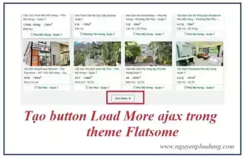 Tạo button Load More ajax trong theme flatsome