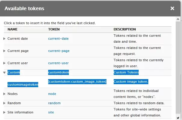 Tạo custom Image Token trong Drupal 8,9
