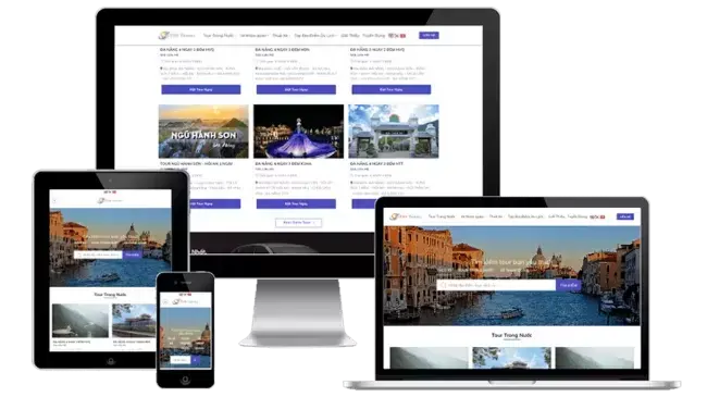 Website bán vé - tour du lich Thảo Đà Nẵng Travel