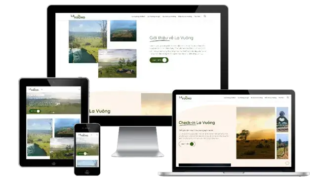 Screenshot Website La Vuông