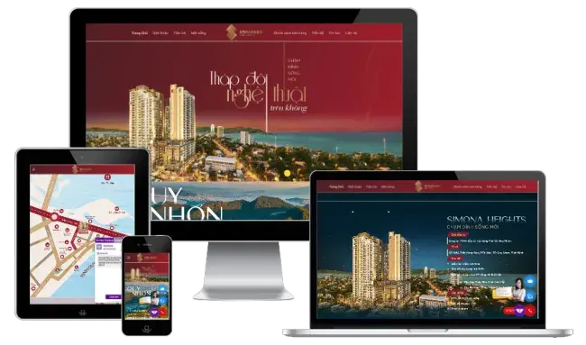 Screenshot Trang chủ - SIMONA HEIGHTS - simona-heights.com